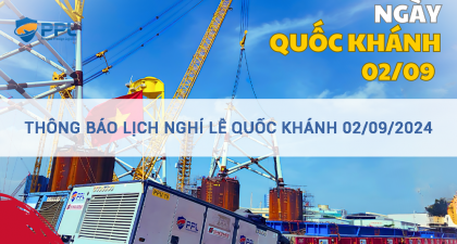 THÔNG BÁO NGHỈ LỄ QUỐC KHÁNH 02/09